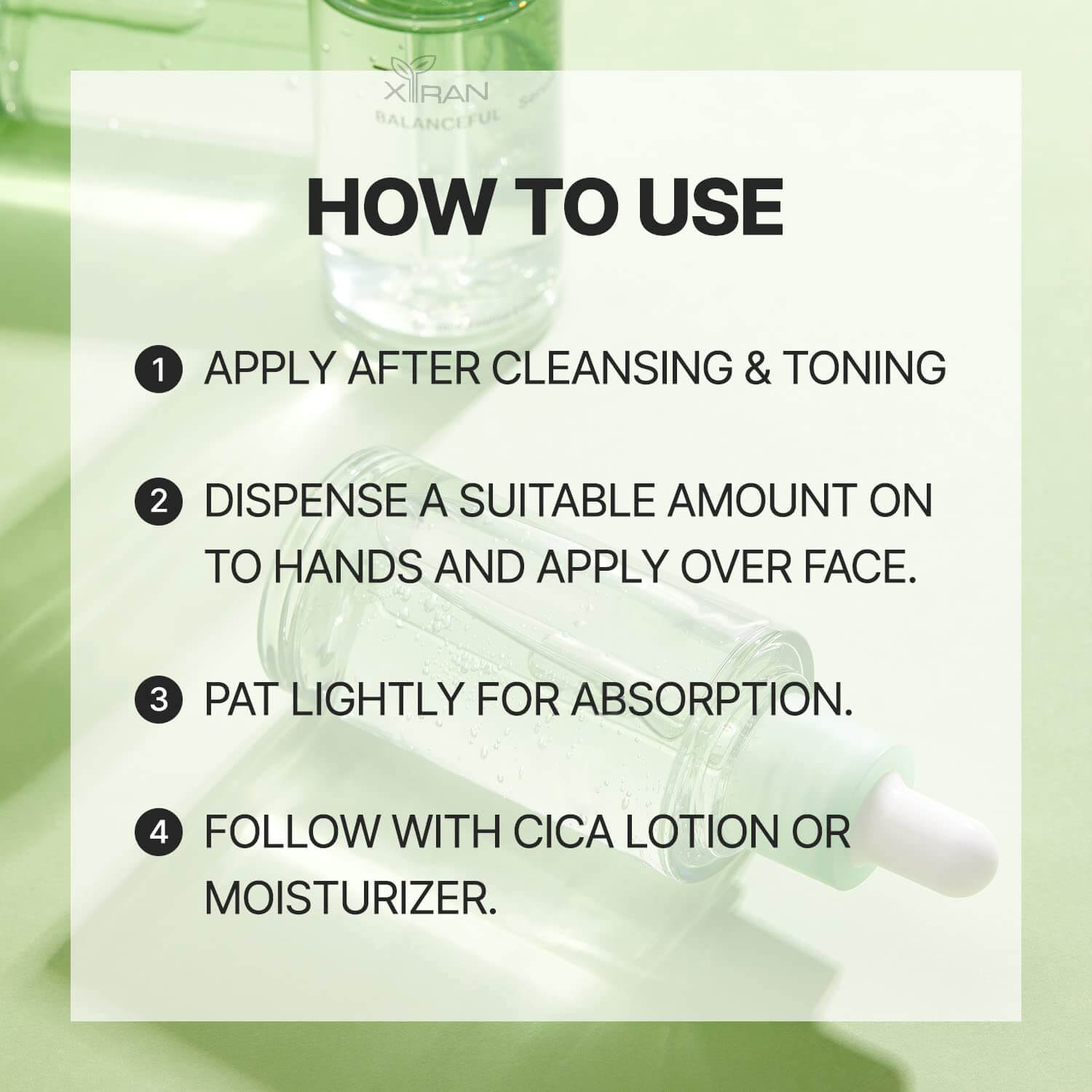 Cica provides intense soothing for sensitive and troubled skin